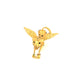 La Cheetah Mythique Shoulder Accessory / Gold Plated Brass & Black Spinel Spots