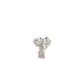La Dragonne Long Ring / Silver & Plain Collar