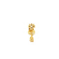 La Dragonne Mini Ring / Gold Vermeil & Plain Collar