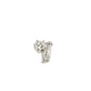 La Dragonne Long Ring / Silver & Plain Collar