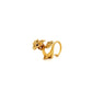 La Dragonne Long Ring / Gold Vermeil & Plain Collar