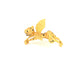 La Cheetah Mythique Shoulder Accessory / Gold Plated Brass & Black Spinel Spots