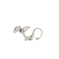 La Dragonne Long Ring / Silver & Plain Collar