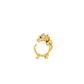 La Dragonne Mini Ring / Gold Vermeil & Plain Collar