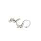 La Dragonne Long Ring / Silver & Plain Collar