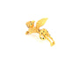 La Cheetah Mythique Shoulder Accessory / Gold Plated Brass & Black Spinel Spots
