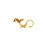La Dragonne Long Ring / Gold Vermeil & Plain Collar