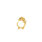 La Dragonne Mini Ring / Gold Vermeil & Plain Collar