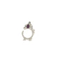 La Dragonne Mini Music Ring / Silver