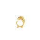 La Dragonne Mini Ring / Gold Vermeil & Plain Collar
