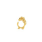 La Dragonne Mini Ring / Gold Vermeil & Plain Collar