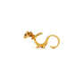 La Dragonne Long Ring / Gold Vermeil & Plain Collar