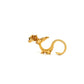 La Dragonne Long Ring / Gold Vermeil & Plain Collar