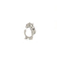 La Dragonne Mini Ring / Silver & Plain Collar