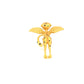La Cheetah Mythique Shoulder Accessory / Gold Plated Brass & Black Spinel Spots