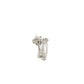 La Dragonne Long Ring / Silver & Plain Collar