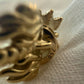La Petite Dragonne wearring a Collar / 18K Gold Ring & Standing Sculpture