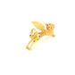 La Cheetah Mythique Shoulder Accessory / Gold Plated Brass & Black Spinel Spots