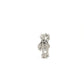La Dragonne Mini Ring / Silver & Sapphire Collar