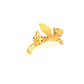 La Cheetah Mythique Shoulder Accessory / Gold Plated Brass & Black Spinel Spots
