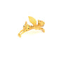 La Cheetah Mythique Shoulder Accessory / Gold Plated Brass & Black Spinel Spots
