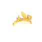 La Cheetah Mythique Shoulder Accessory / Gold Plated Brass & Black Spinel Spots