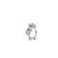 La Dragonne Mini Ring / Silver & Plain Collar