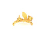 La Cheetah Mythique Shoulder Accessory / Gold Plated Brass & Black Spinel Spots