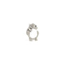 La Dragonne Mini Ring / Silver & Plain Collar