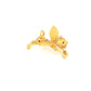 La Cheetah Mythique Shoulder Accessory / Gold Plated Brass & Black Spinel Spots