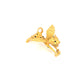 La Cheetah Mythique Shoulder Accessory / Gold Plated Brass & Black Spinel Spots