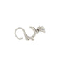 La Dragonne Long Ring / Silver & Plain Collar