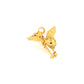 La Cheetah Mythique Shoulder Accessory / Gold Plated Brass & Black Spinel Spots