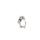 La Dragonne Mini Ring / Silver & Plain Collar