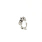 La Dragonne Mini Ring / Silver & Plain Collar