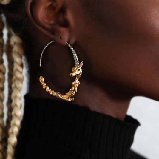 La Licorne Earring / Duotone Yellow