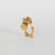 La Dragonne Mini Ring / Gold Vermeil & Plain Collar