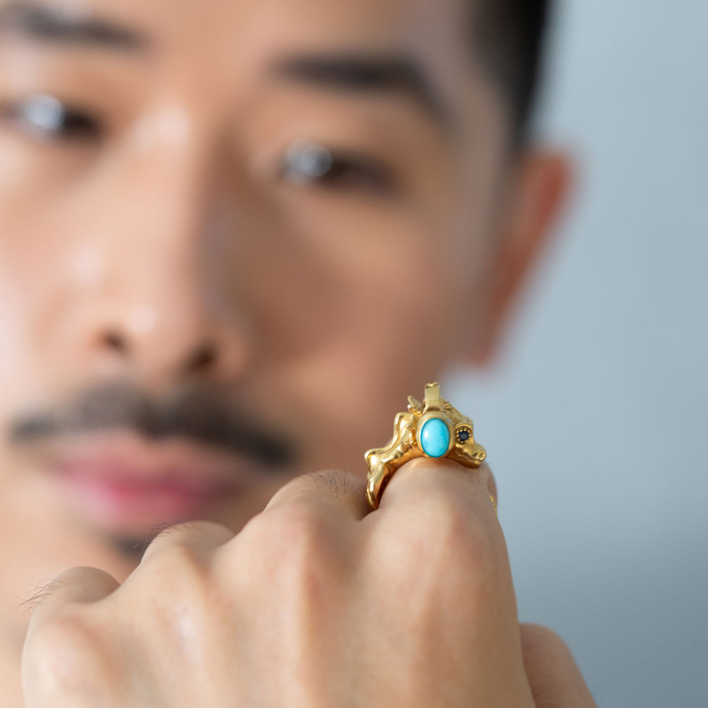 La Dragonne Mini Music Ring / 18K Gold