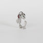 La Dragonne Mini Music Ring / Silver