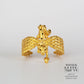 La Cheetah Mythique Cuff / Gold Vermeil & Black Spinel Spots