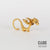 La Dragonne Long Ring / Gold Vermeil & Plain Collar