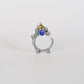 La Dragonne Mini Music Ring / Duotone Silver & Yellow
