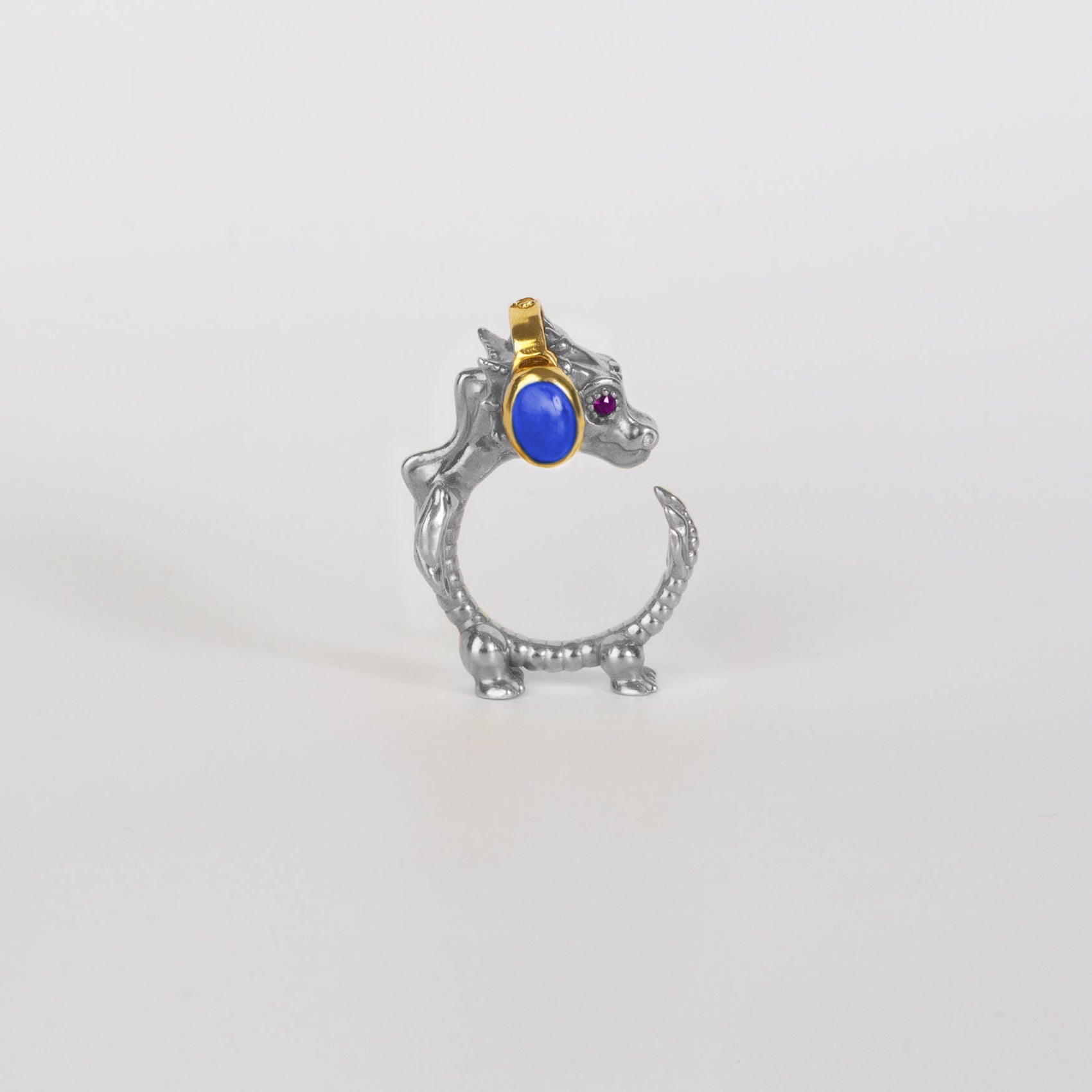 La Dragonne Mini Music Ring / Duotone Silver & Yellow
