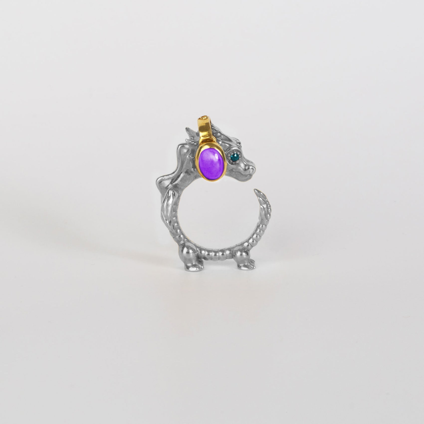 La Dragonne Mini Music Ring / Duotone Silver & Yellow