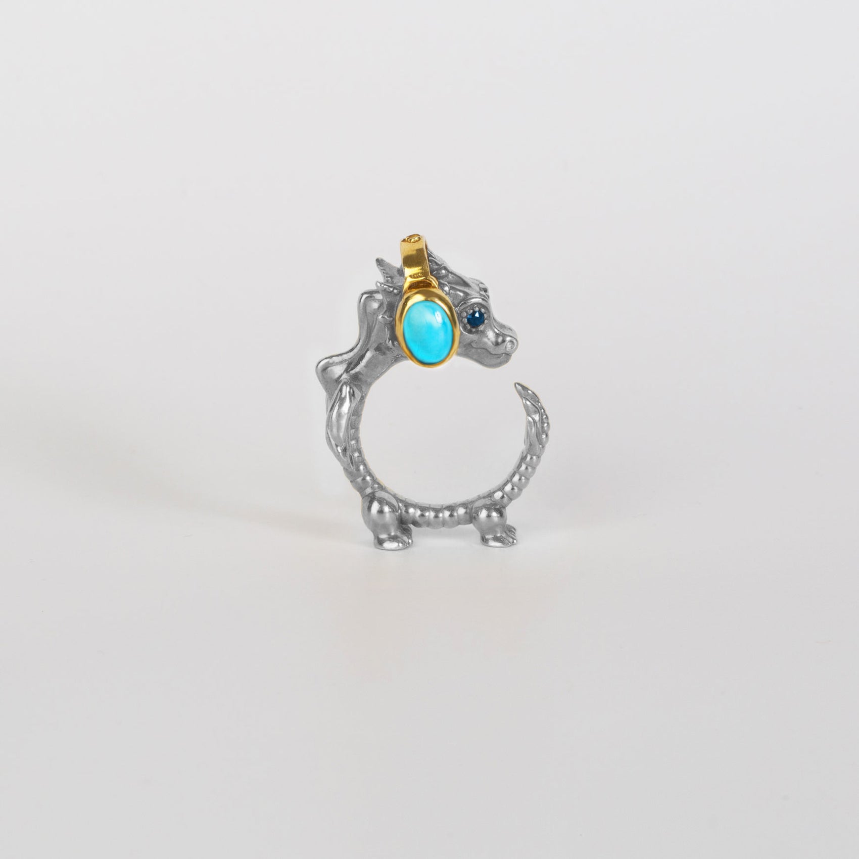 La Dragonne Mini Music Ring / Duotone Silver & Yellow