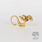 La Dragonne Long Ring / Gold Vermeil & Sapphire Collar