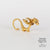 La Dragonne Long Ring / Gold Vermeil & Sapphire Collar