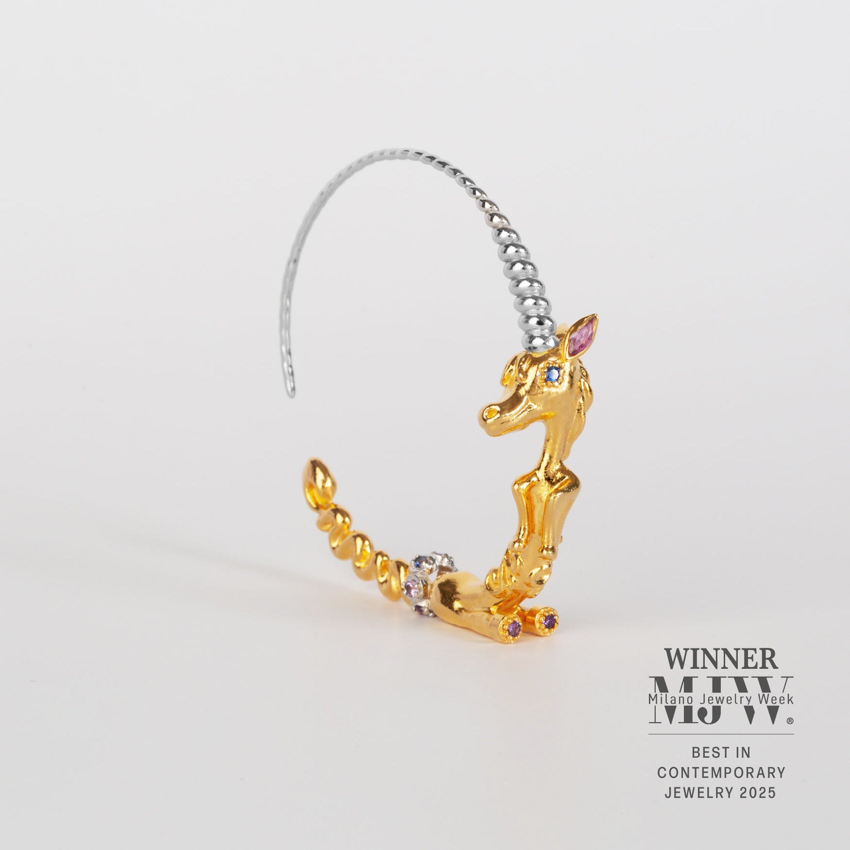La Licorne Earring / Duotone Yellow