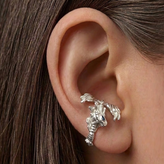 La Dragonne Ear Cuff / Silver