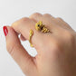 La Petite Dragonne Sleepy / 18K Gold Ring & Standing Sculpture